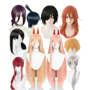 Anime Chainsaw Man Cosplay Wigs Reze Angel Devil Quanxi Makima Power Hayakawa Aki Denji Heat Resistant Hair Wigs