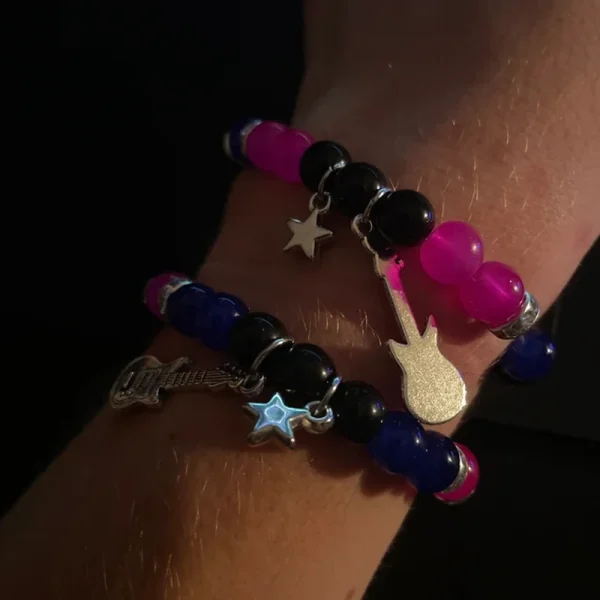 2pcs/set Fashion Couple Beads Bracelet Tv Girl Matching Bracelets Who Really Cares Album Inspired Bracelets Friends Jewelry - Image 6