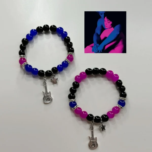 2pcs/set Fashion Couple Beads Bracelet Tv Girl Matching Bracelets Who Really Cares Album Inspired Bracelets Friends Jewelry - Image 4