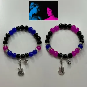 2pcs/set Fashion Couple Beads Bracelet Tv Girl Matching Bracelets Who Really Cares Album Inspired Bracelets Friends Jewelry