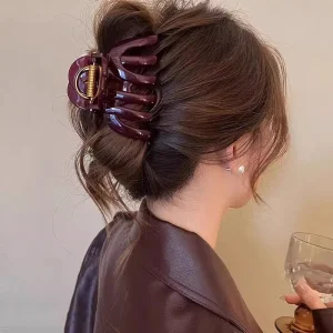 New Design Top Grade Pumpkin Hair Claw Clip For Women Sweet Hair Ornament Back Long Hair Hold Headband Hairpin